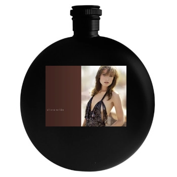 Olivia Wilde Round Flask