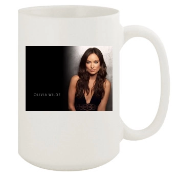 Olivia Wilde 15oz White Mug