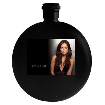 Olivia Wilde Round Flask