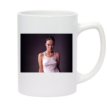 Olivia Wilde 14oz White Statesman Mug