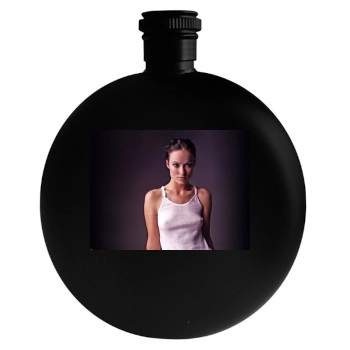 Olivia Wilde Round Flask