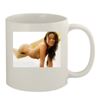 Olivia Wilde 11oz White Mug