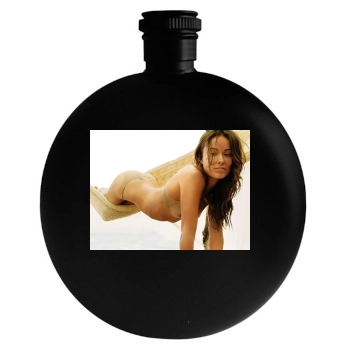 Olivia Wilde Round Flask