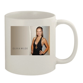 Olivia Wilde 11oz White Mug