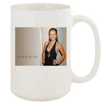 Olivia Wilde 15oz White Mug