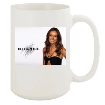 Olivia Wilde 15oz White Mug