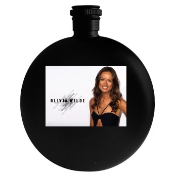 Olivia Wilde Round Flask