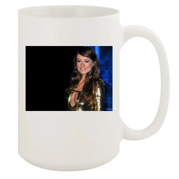 Olivia Wilde 15oz White Mug