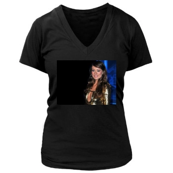 Olivia Wilde Women's Deep V-Neck TShirt