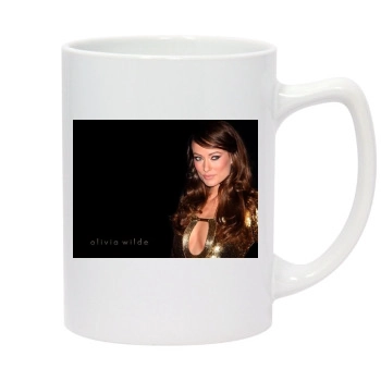 Olivia Wilde 14oz White Statesman Mug