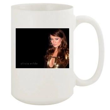 Olivia Wilde 15oz White Mug