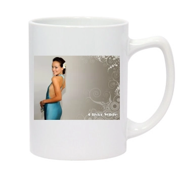 Olivia Wilde 14oz White Statesman Mug