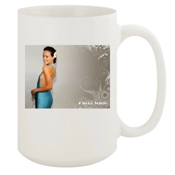 Olivia Wilde 15oz White Mug