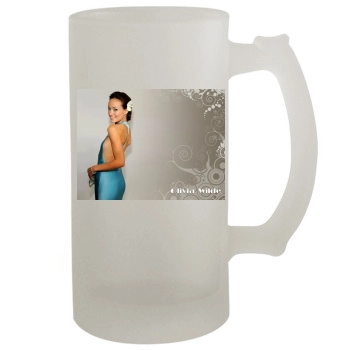 Olivia Wilde 16oz Frosted Beer Stein