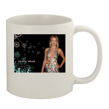 Olivia Wilde 11oz White Mug