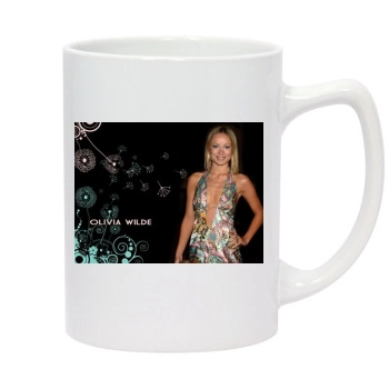 Olivia Wilde 14oz White Statesman Mug