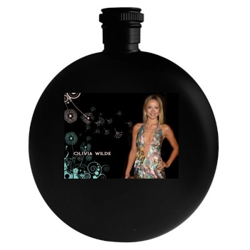 Olivia Wilde Round Flask