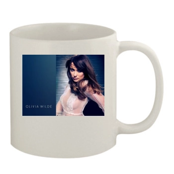 Olivia Wilde 11oz White Mug