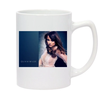 Olivia Wilde 14oz White Statesman Mug