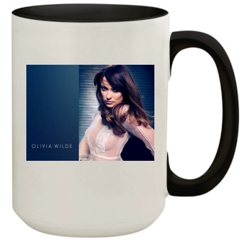 Olivia Wilde 15oz Colored Inner & Handle Mug