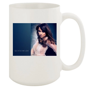 Olivia Wilde 15oz White Mug