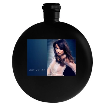 Olivia Wilde Round Flask