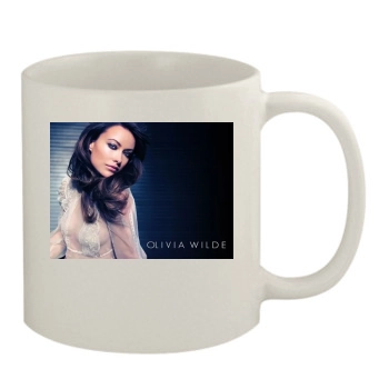 Olivia Wilde 11oz White Mug