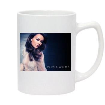 Olivia Wilde 14oz White Statesman Mug