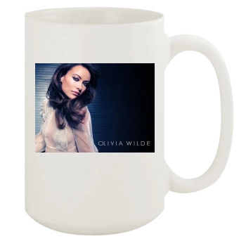 Olivia Wilde 15oz White Mug