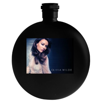 Olivia Wilde Round Flask