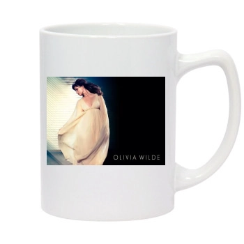 Olivia Wilde 14oz White Statesman Mug