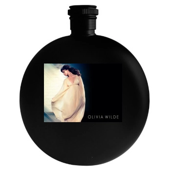 Olivia Wilde Round Flask