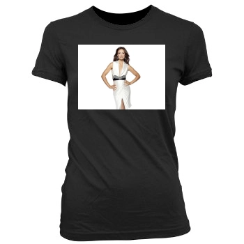 Olivia Wilde Women's Junior Cut Crewneck T-Shirt