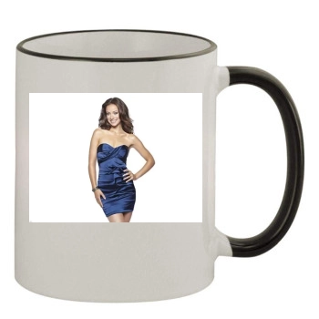 Olivia Wilde 11oz Colored Rim & Handle Mug