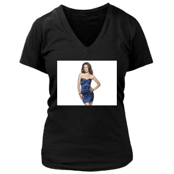 Olivia Wilde Women's Deep V-Neck TShirt