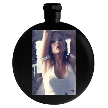 Olivia Wilde Round Flask