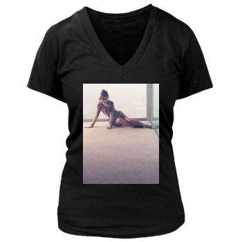 Olivia Wilde Women's Deep V-Neck TShirt