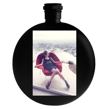 Olivia Wilde Round Flask