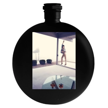 Olivia Wilde Round Flask