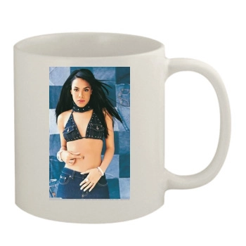 Aaliyah 11oz White Mug