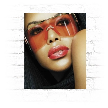 Aaliyah Metal Wall Art