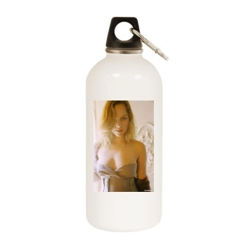 Abbie Cornish White Water Bottle With Carabiner