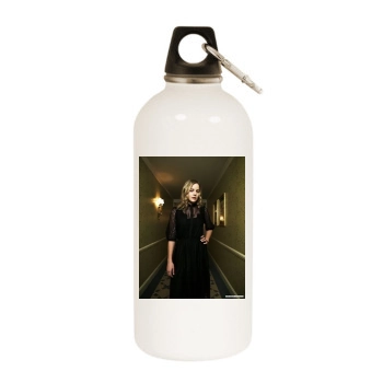 Abbie Cornish White Water Bottle With Carabiner