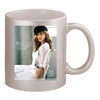 Abbie Cornish 11oz Metallic Silver Mug