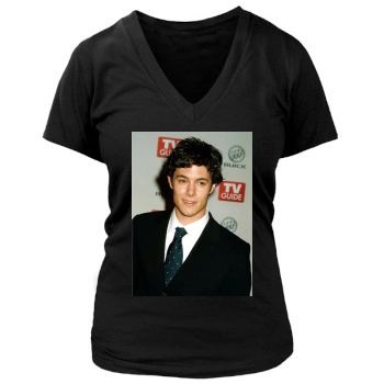 Adam Brody Women's Deep V-Neck TShirt