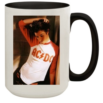 Adam Brody 15oz Colored Inner & Handle Mug