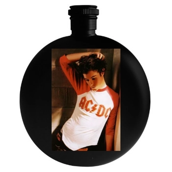 Adam Brody Round Flask