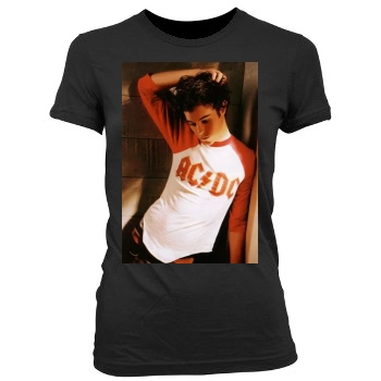 Adam Brody Women's Junior Cut Crewneck T-Shirt