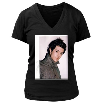 Adam Brody Women's Deep V-Neck TShirt