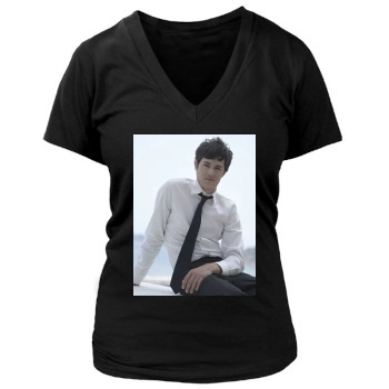 Adam Brody Women's Deep V-Neck TShirt